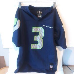 NFL Team Apparel Seattle Seahawk #3 Russell Wilson Jersey Youth Large